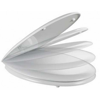 ABATTANT WC DANUBE SILENTIUM BLANC