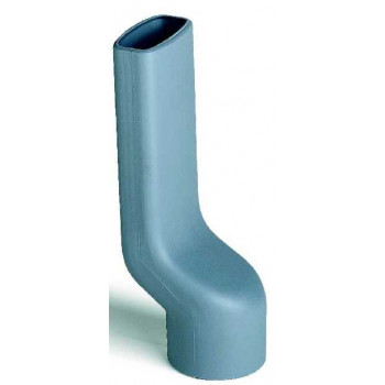 TUBE SURVERSE PVC GRIS