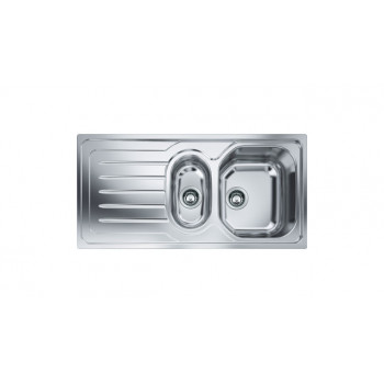 EVIER A ENCASTRER 100 x 50 ONDA-LINE  - 1 BAC 1/2 + EG.