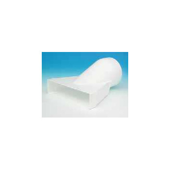 MANCHON ROND-RECTANGULAIRE 125/55 x 212
