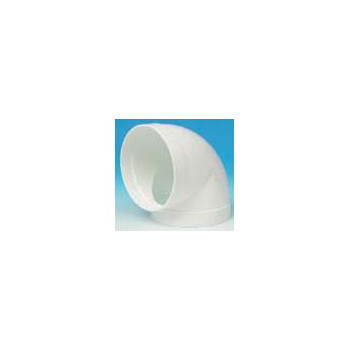 COUDE ROND 150 - 90° BLANC