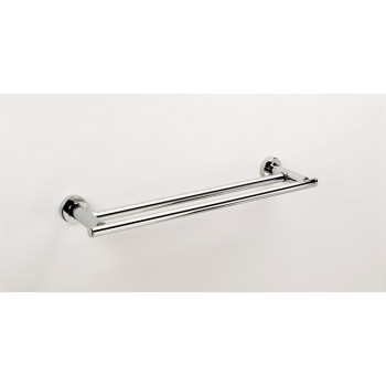 BARRE PORTE-ESSUIES DOUBLE TECNO 650 MM CHROME - 118021