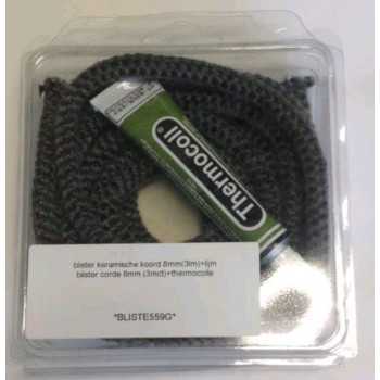 BLISTER 2MT.CORDE  8 MM + COLLE