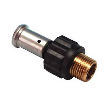 RACCORD A SERTIR HENCO PVDF 1/2 M x 18