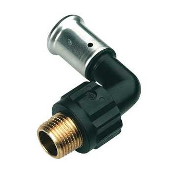 COUDE A SERTIR HENCO PVDF 3/4 M x 26