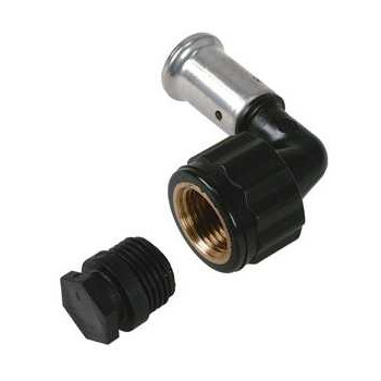 COUDE A SERTIR HENCO PVDF 1/2 F x 18