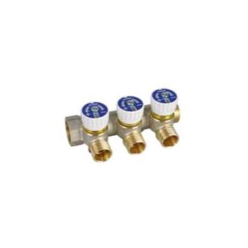 COLLECTEUR AVEC VANNES 3 x M24