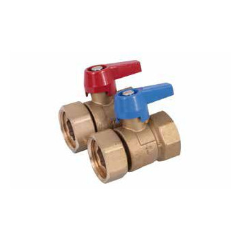 SET VANNES A SPHERE 4/4 FF + ECROU