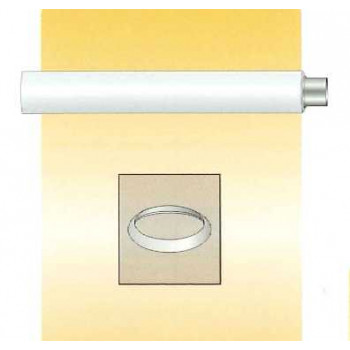 EVACUATION MURALE INOX/GALVA 80/125 MM - 050.05.13