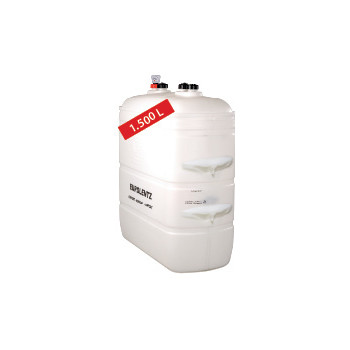 RESERVOIR MAZOUT EUROLENTZ DP 1500L.BLANC 173x75x180cm