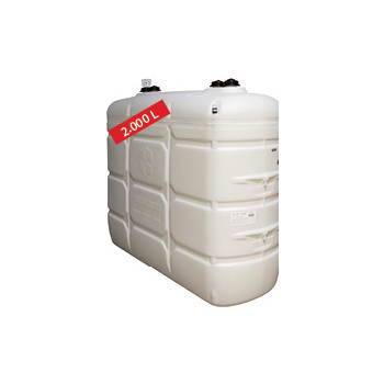 RESERVOIR MAZOUT EUROLENTZ DP 2000L.BLANC 230x78x181cm