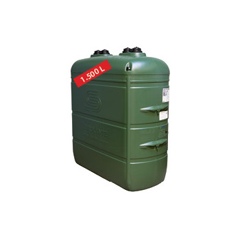 RESERVOIR MAZOUT EUROLENTZ DP 1500L.VERT 173x75x180cm