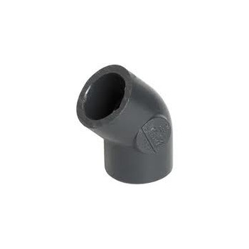 COUDE PVC PRESSION 32 - 45° FF