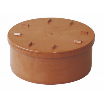 BOUCHON PVC A VISSER 160 ORANGE