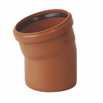 COUDE A JOINT PVC 110 - 87° MF ORANGE