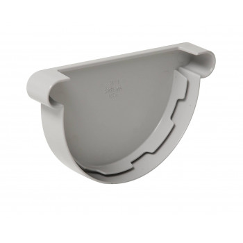 FOND GOUTTIERE DROIT PVC GRIS