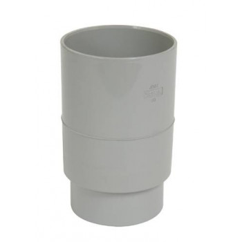 MANCHON DOUBLE PVC 80 F BLANC