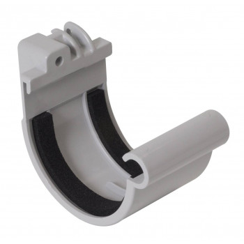 JONCTION GOUTTIERE PVC 16 GRIS