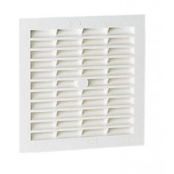 GRILLE CARREE PVC AVEC MOUSTIQUAIRE 100