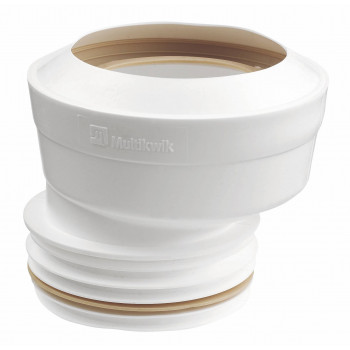 MANCHON WC PVC AILETTES 110 EXCENTRE