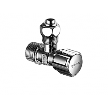 ROBINET SCHELL EQUERRE AV.RACCORD REVERSIBLE 3/8 CHR.