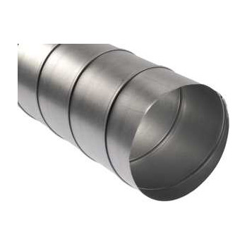 GAINAGE ACIER GALVANISE SPIRALE -  80 MM - LG. 3 M