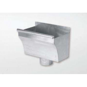 ENTONNOIR ROND 80 M - ZINC NATUREL