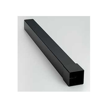 DAUPHIN DROIT CARRE 80 x 80 - FONTE NOIR