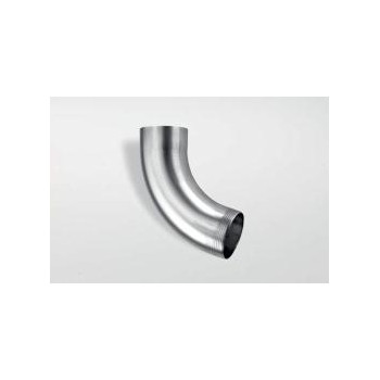 COUDE ROND TULIPE 80 - 72° - ZINC NATUREL