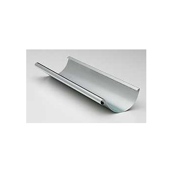 GOUTTIERE DEMI-LUNE 333 x 080 M - ZINC NATUREL