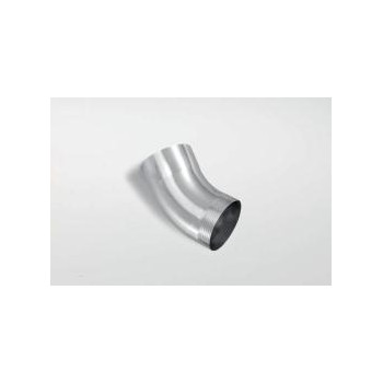 COUDE ROND TULIPE 80 - 40° - ZINC NATUREL