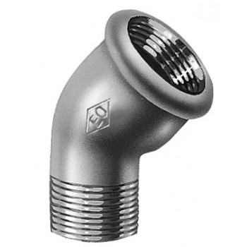 COUDE 1/4 - 45° MF NOIR