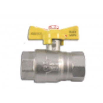 ROBINET GAZ A PAP. 3/4 FF HTB SANS RACCORD UNION