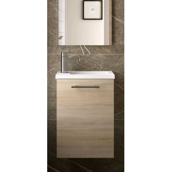 ENSEMBLE MEUBLE LAVE-MAINS MICRO 400 CHENE